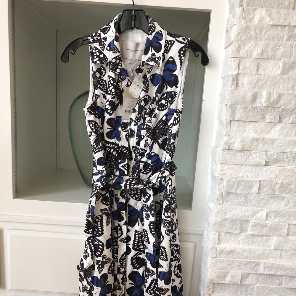 Carolina Herrera Button-up, Butterfly Dress